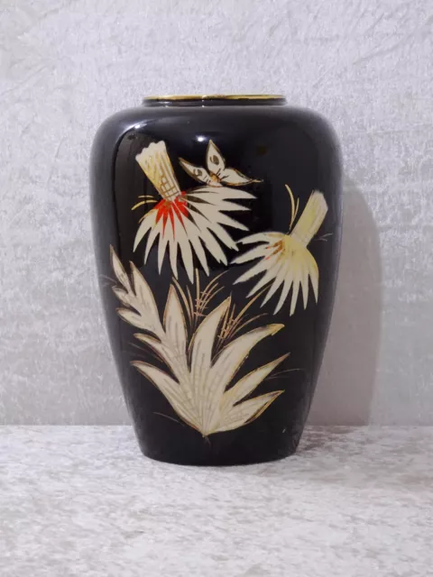 Große Midcentury Design Foreign Porzellan Vase - Vintage um 1950/60 - 30 cm