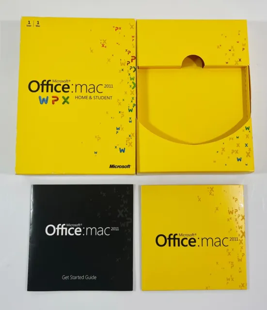 Microsoft Office MAC 2011 Home and Student Retail with Product Key