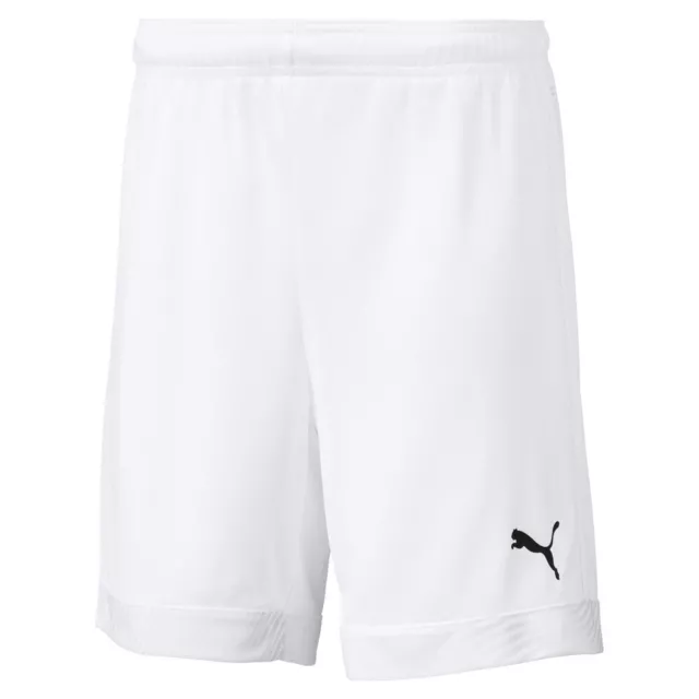 Puma Cup Soccer Shorts Youth Boys White Casual Athletic Bottoms 704035-04