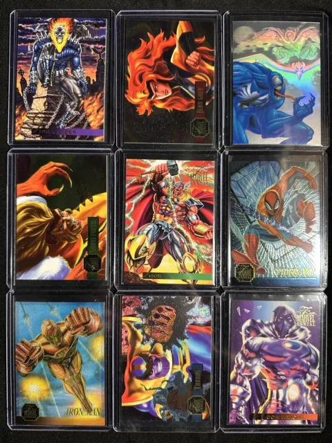 1995 Fleer Flair Marvel Annual, You Pick, Base & Insert Cards, Finish Your Set
