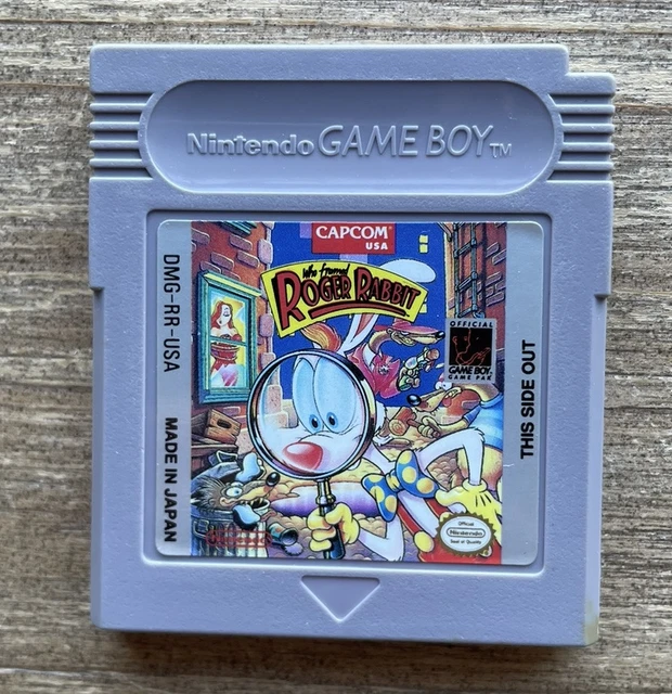 WHO FRAMED ROGER Rabbit Nintendo Gameboy Color Advance Game, GENUINE! £ ...