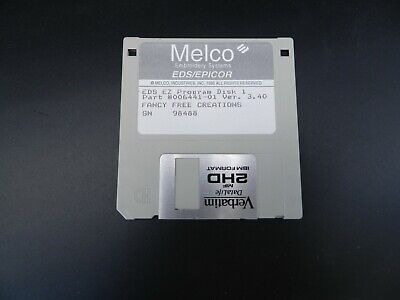 #66 Melco EDS/Epicor software eds EZ programa disco 006441-01 versión Disquete de 3.40