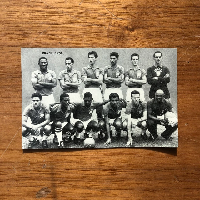 BRASILIANISCHES TEAM (1958) | Pelé | 1961 DC Thomson | Berühmte Teams in der Fußballgeschichte