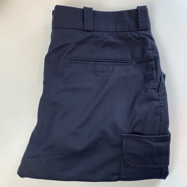 Elbeco Blue Cargo Pocket Trousers Pants Size Men's W40 Reg L34 Unhemmed