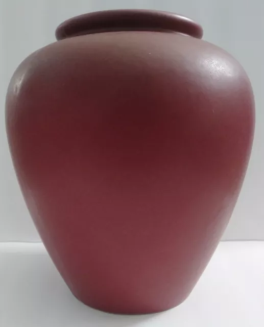 West Germany Mcm Keramik Scheurich Matte Mauve Pottery Vase Planter 504-20