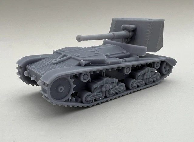 1/56 Scale World War 2 Italian Semovente 90/53 – Assembled Plastic Military Vehicle Model