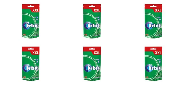 6 gomme da masticare Orbit SPEARMINT al gusto, 2 once. (58 g.)