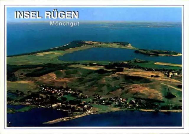 Mönchgut Insel Rügen Luftbild-AK Luftaufnahme Überflug Gasthof Zum Anker, color