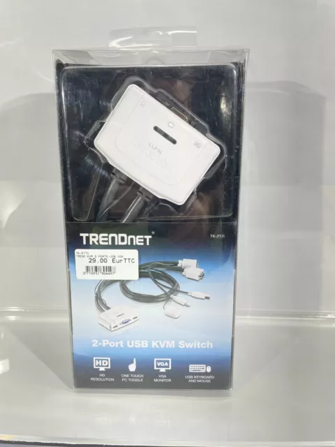 TRENDnet - TK-217i Switch KVM 2 ports USB / VGA