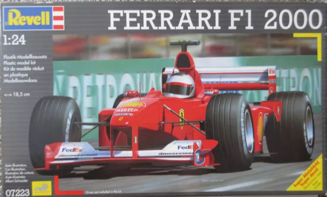 Vintage REVELL FERRARI F1 2000 Model Kit  1:24