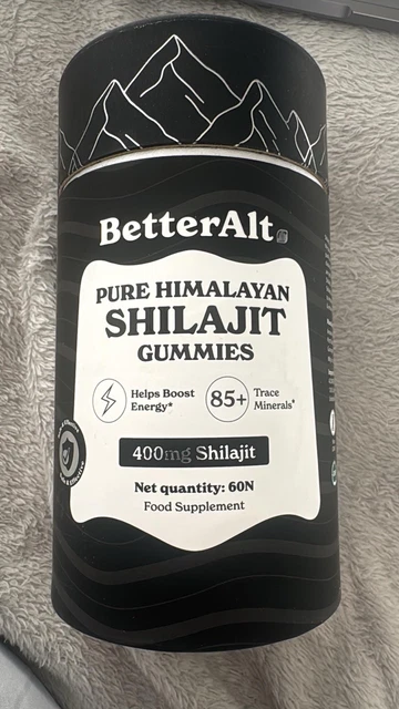 BETTERALT PURE SHILAJIT Resin Gummies - Himalayan Superfood - Lab ...