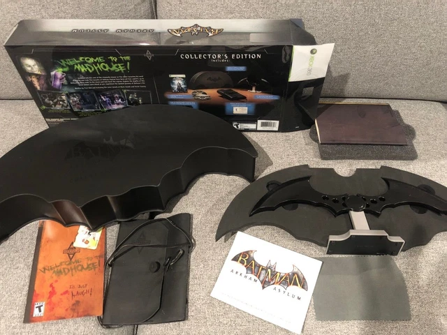 Xbox 360 - Batman Arkham Asylum Collector's Edition - 2009 - NO GAME BATARANG