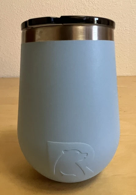 RTIC Small Wine Beverage Tumbler Baby Blue 10 oz 3.5x4.5” Spill Resistant