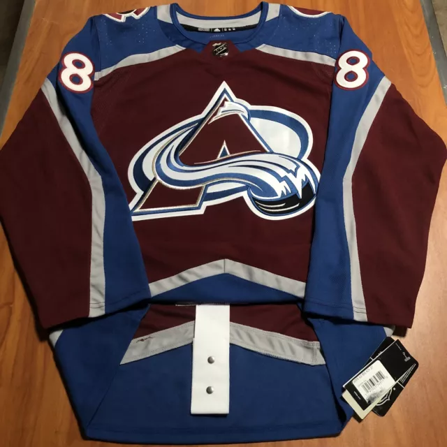 Men's NHL Colorado Avalanche Cale Makar Adidas Primegreen Reverse Retro  White - Authentic Pro Jersey with ON ICE Cresting - Sports Closet