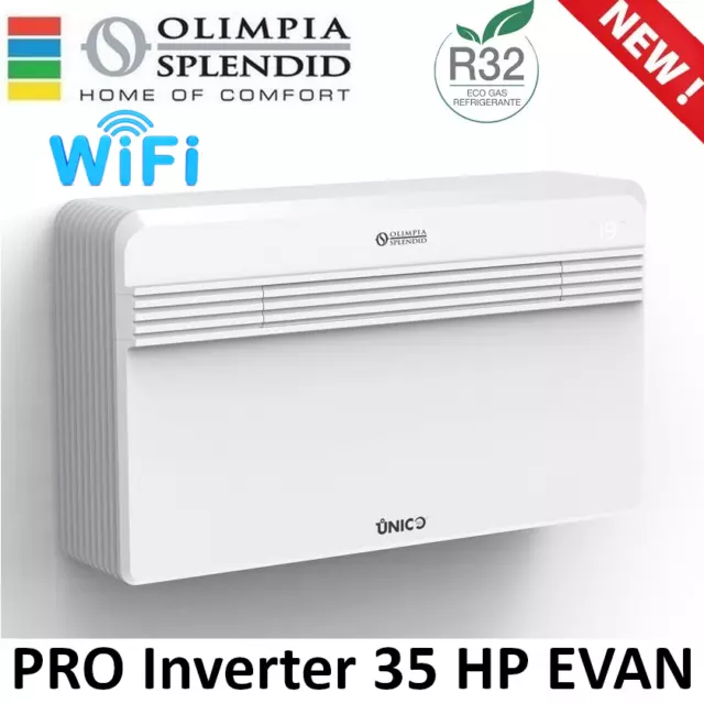 OLIMPIA UNICO PRO 35 HP EVAN sans unité extérieure, avec WiFi intégré, chaud