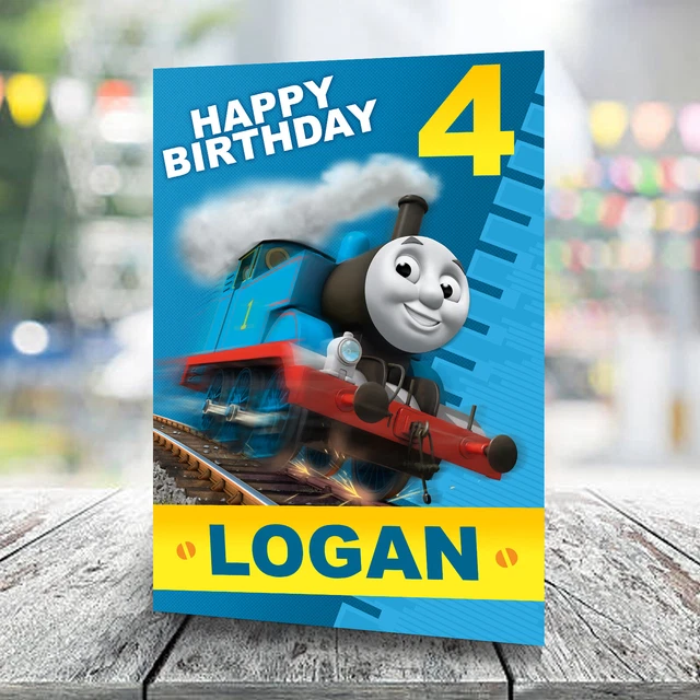 THOMAS THE TANK Engine Birthday Card Personalised With Any Name and Age £2.99 PicClick UK THOMAS THE TANK Engine Birthday Card Personalised With Any Name and Age £2.99 PicClick UK