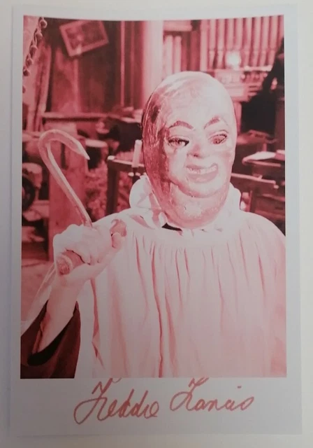 PRINT - Autograph Reprint 6"X4" Hammer Horror Director Icon Freddie Francis