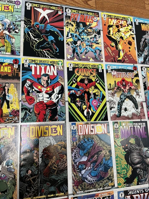 HUGE lot 56-Dark Horse Comics Barb Wire Ghost Machine Catalyst Will To Power+++! 3