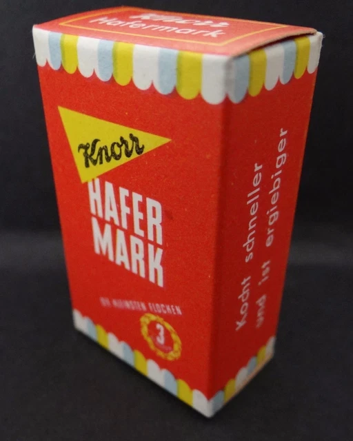 Knorr Hafermark Nostalgia Imballaggio Puppenstube Negozio Miniatura