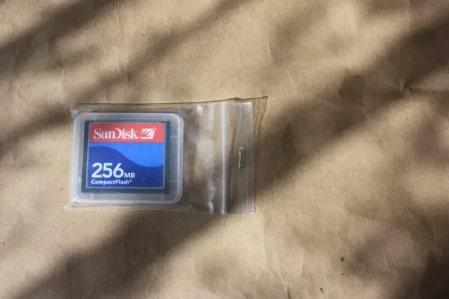 256Mb Sandisk Compact Flash Cf Compactflash Memory Card 256 M B