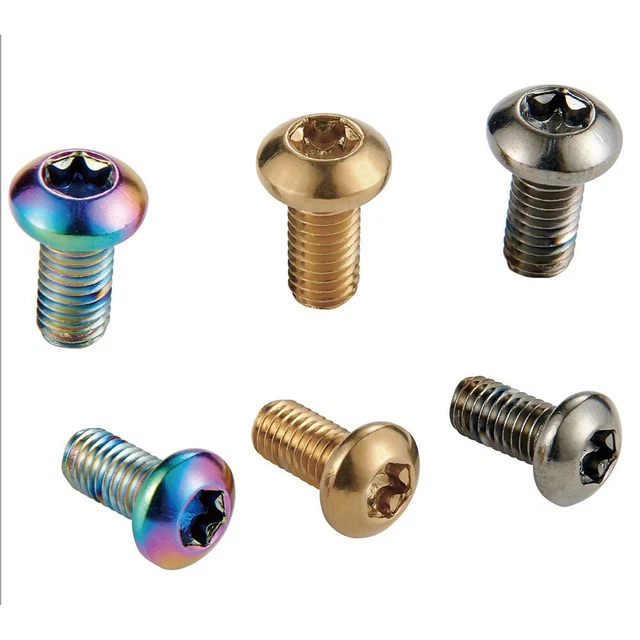 24 Pi¨¨Ces V¨¦Lo Disque Frein Rotor Boulons En Acier Alli¨¦ V