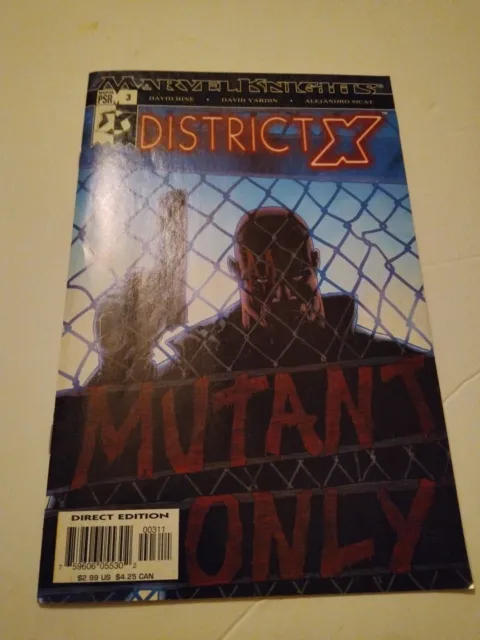 District X #3 September 2004 Marvel Comics Hine Yardin Sicat
