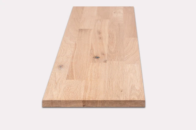 Scaffale scaffale a parete gradino di seduta gradino scale rovere selvatico massiccio KGZ 20 mm bianco oliato
