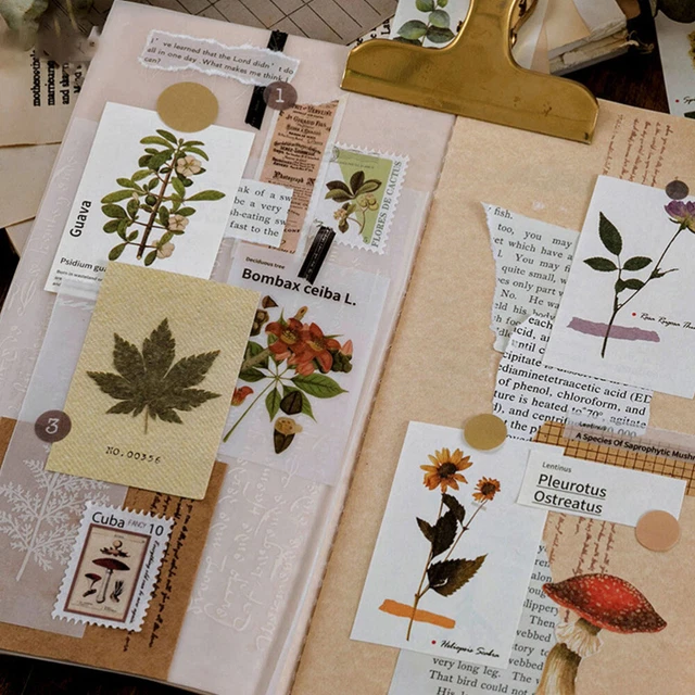 4 Sets Dekorative Papiere Antiken Brief Papier Diy Scrapbooking Material Papier 12
