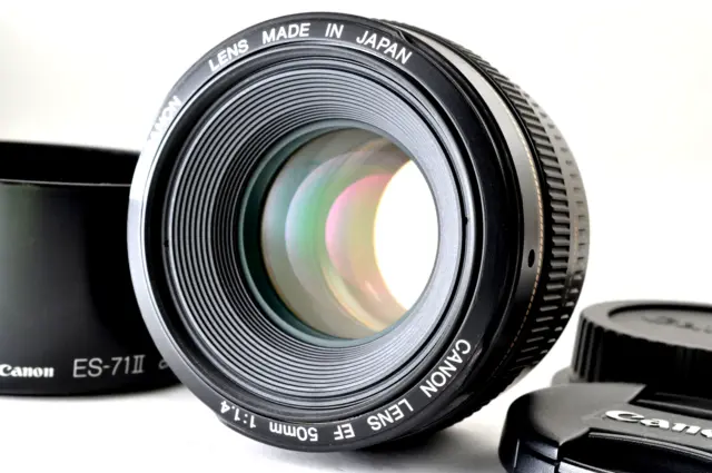 Objectif Canon EF 50 mm f/1.4 USM Standard AF Prime pour EOS silencieux,...