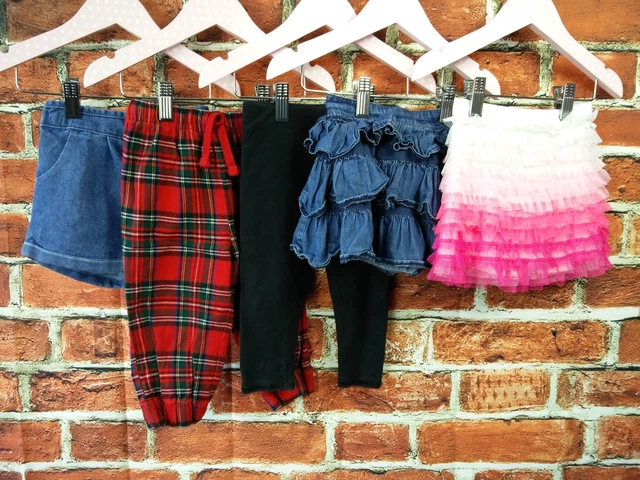 Pantaloni Gonna Bluezoo Bambina Pacchetto 12-18 Mths Gap Next Set 86Cm