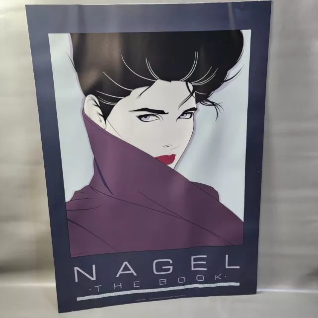 Vintage Nagel The Book Art Print Original 1985 Mirage Editions 26" x 36"
