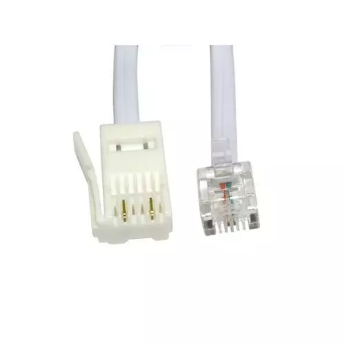 GP1490 RJ11 Male to BT Plug Male 2 Wire Modem Cable 2 Metres