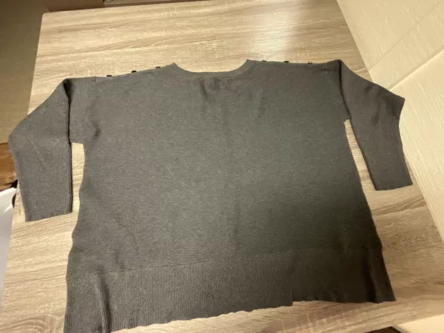 CJ Banks Sweater Gray size 3X