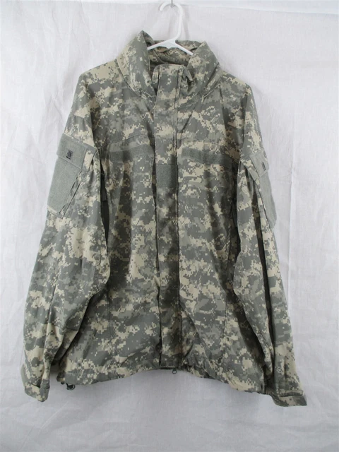 USGI Gen 3 Level 5 Large Regular Digital Camo Soft Shell Parka/Jacket ACU Army
