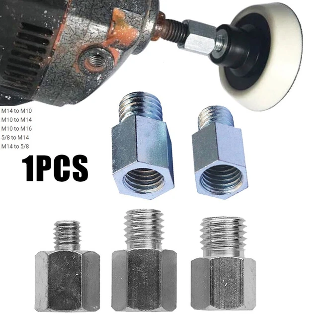Adaptateur Fileté Pour Meuleuse D'angle M10 Vers M14/M16 - Connecteur De Fil, Finition Noir
