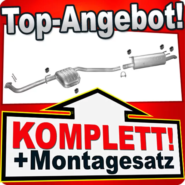 Auspuff für OPEL OMEGA B 2.0 2.2 DTI 2.5 DTI TD Kombi ab 2000 Auspuffanlage