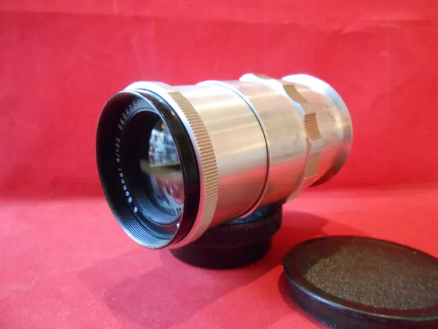 Objektiv Lens Sonnar 4 /135 mm Carl Zeiss Jena Zustand gut für Praktina