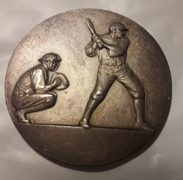 MEDAILLE BRONZE par Contaux sports 50mm baseball