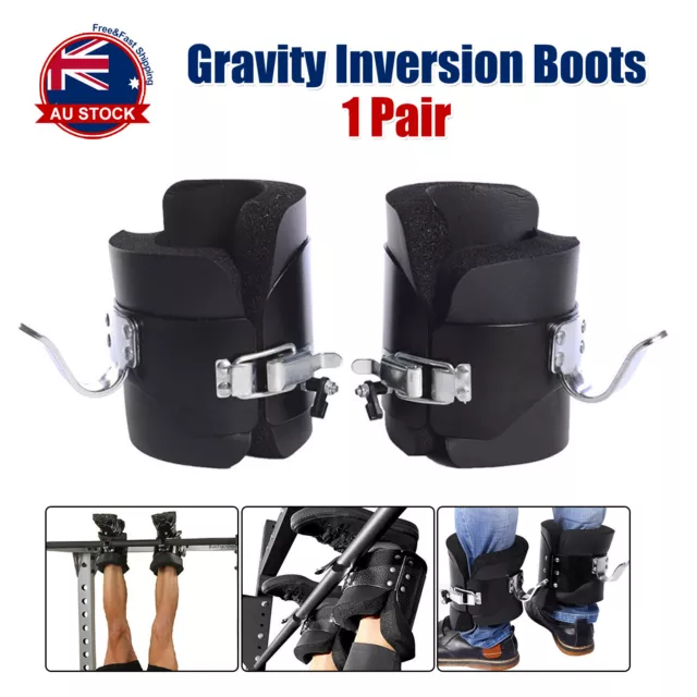 Training Gravity Inversion Boots Therapy Hang Spine Posture Physio Gym Fitness J