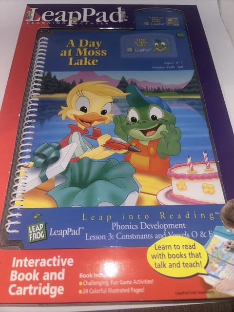 Lesson Cartridges LEAPFROG LEAPPAD PHONICS Book & Cartridge - Lesson 3 A Day at Moss Lake ...