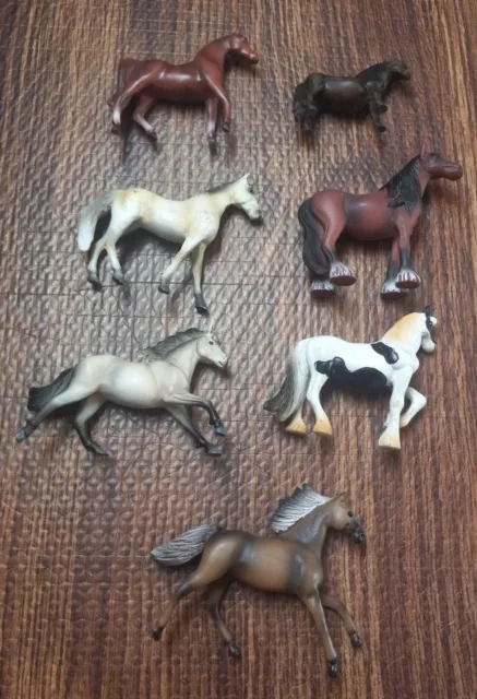 Toy Mini Horse Figurines Set of 7