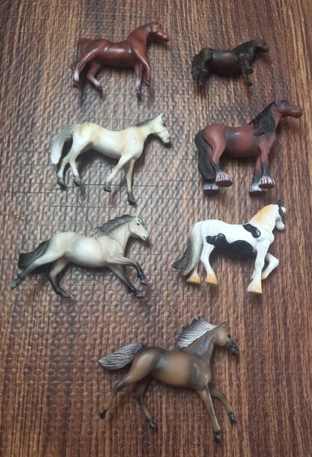 Toy Mini Horse Figurines Set of 7