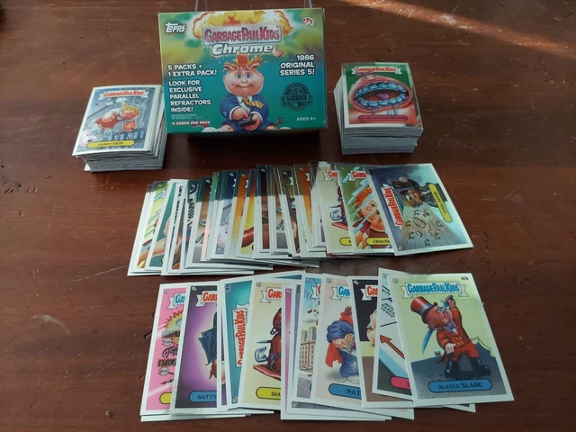 Garbage Pail Kids Chrome 5 Complete 100-Card Base Set + H/Box - 2022 5Th Series