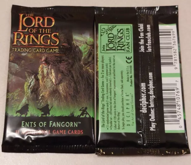 Lord of the Rings Lotr ccg tcg Ents of Fangorn booster pack ovp factory sealed