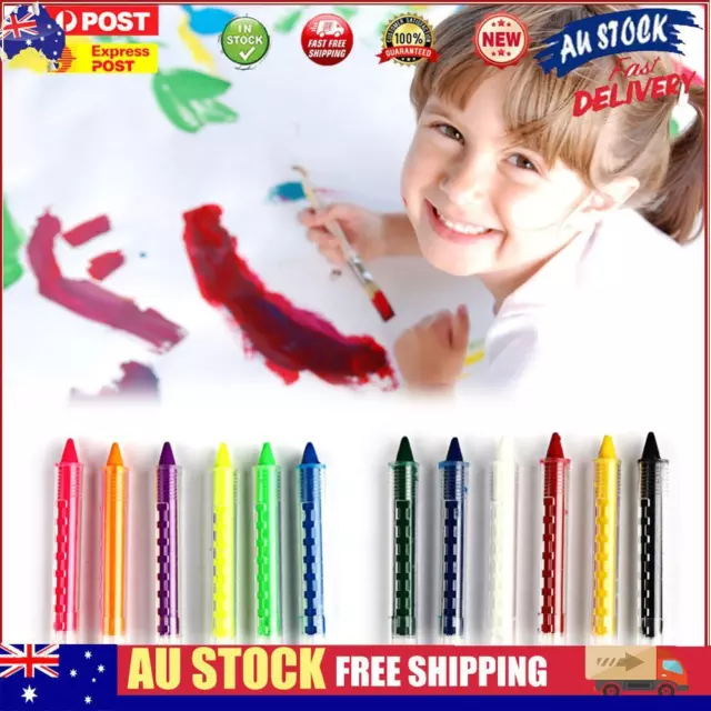 6 Colours Drawing Pencils Non-toxic DIY Face Paint Crayons Portable Makeup Props