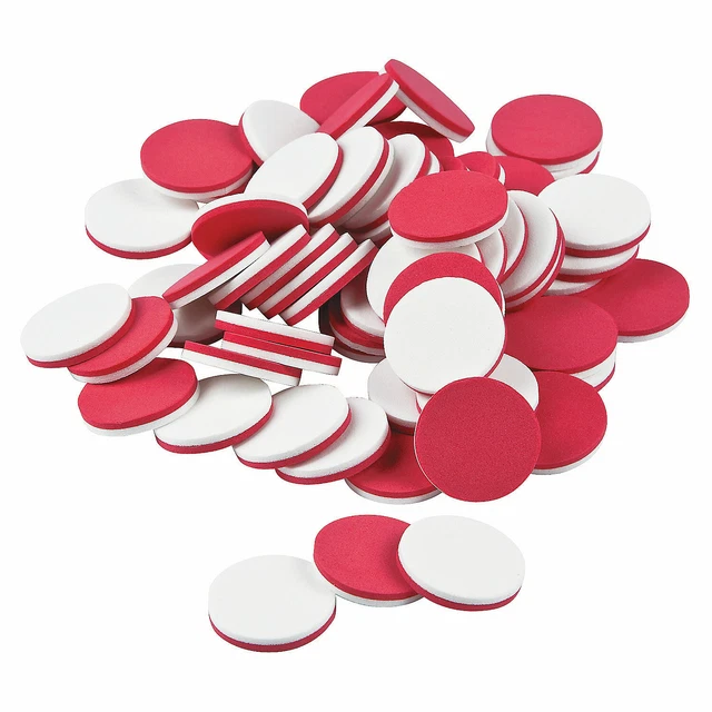 Double-Sided Chips, Educational, 500 Pieces