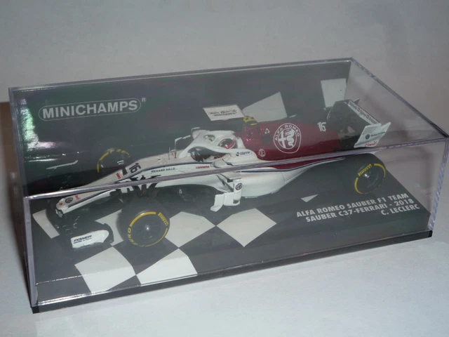 Alfa Romeo Sauber C37 F1 Leclerc – Monaco GP 2018, Minichamps 1/43, Neuf
