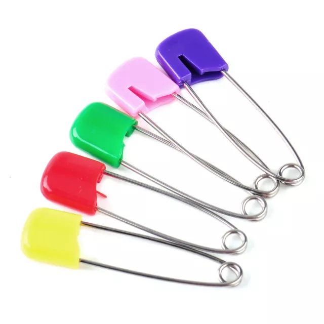 MIXED COLOURED BABY NAPPY DIAPER CLOTH PINS SAFETY PINS NAPPIES CRAFT CLIP  TEDDY