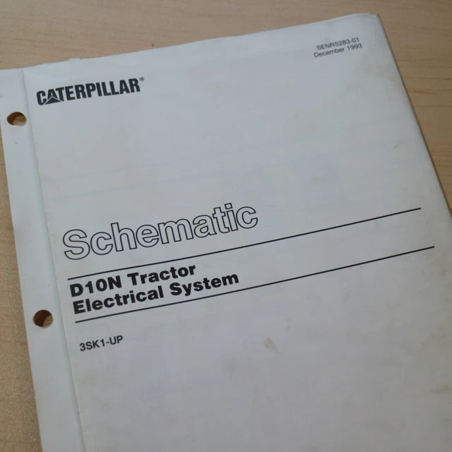 CAT CATERPILLAR D10N Traktor Elektrisch Wiring Diagramm Schaltplan