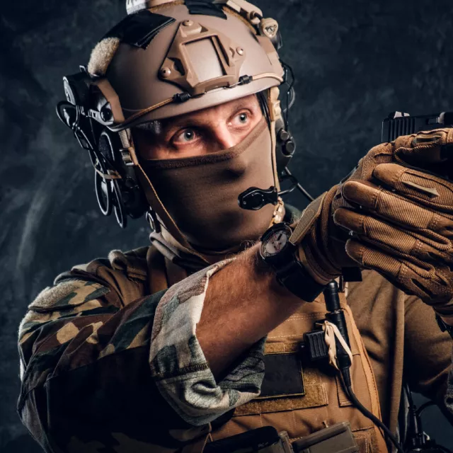 VLIES FOTOTAPETE Selbstklebende TAPETEN XXL Soldat Uniform Tarnung 3D 4251